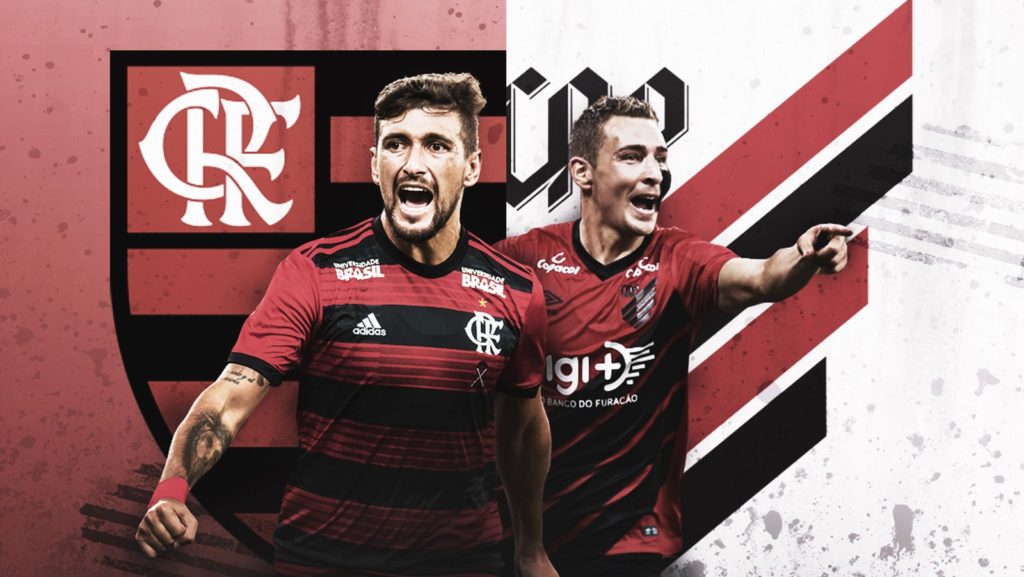 Arrascaeta e Marco Ruben agitam o Flamengo x Athletico-PR