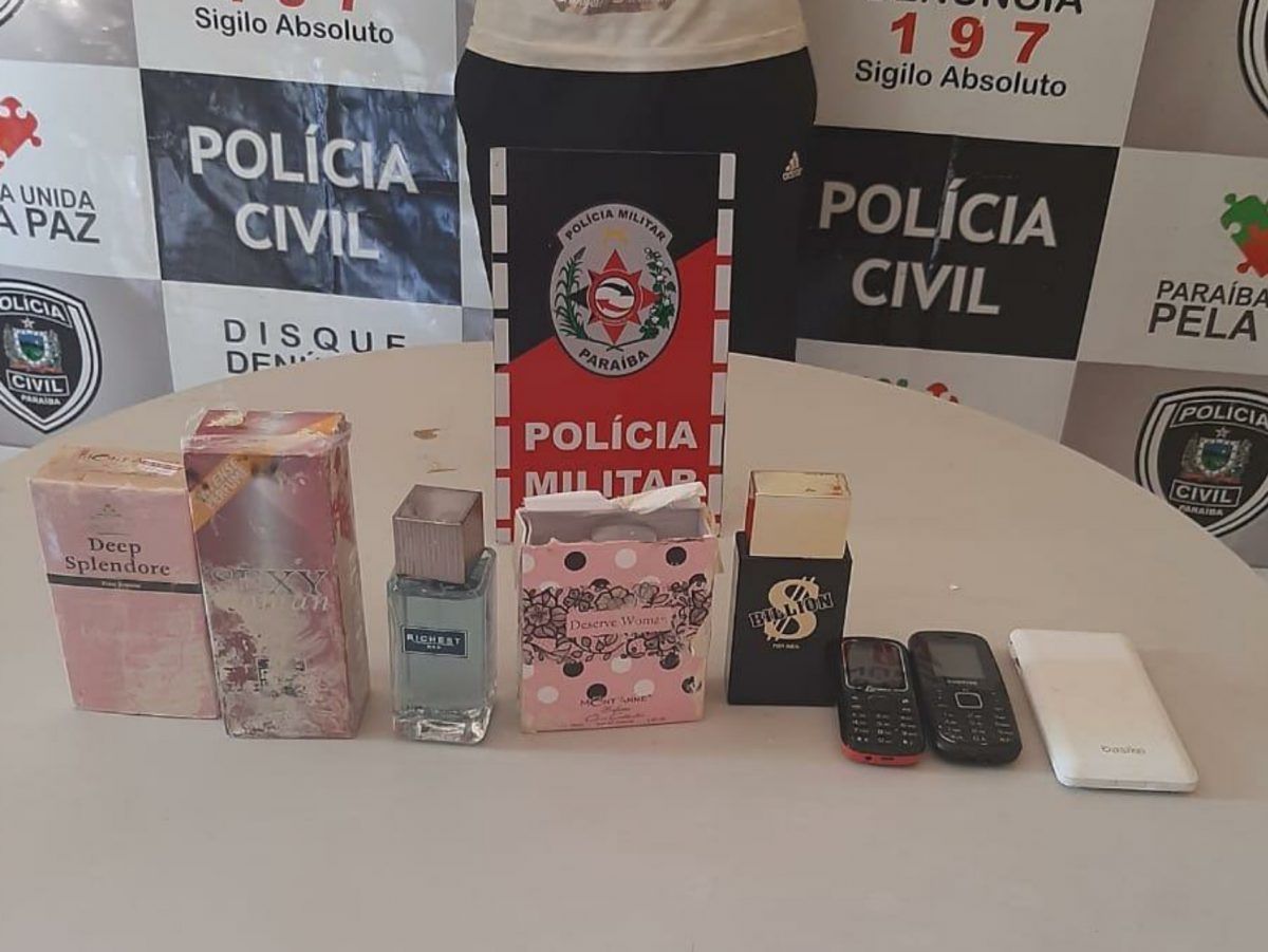 Polícia Militar prende suspeito de arrombar estabelecimento, e recupera objetos furtados em Jericó
