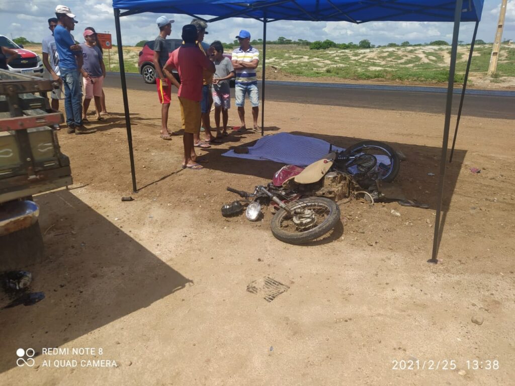 Grave acidente deixa vítima fatal na PB 293, em São Bento