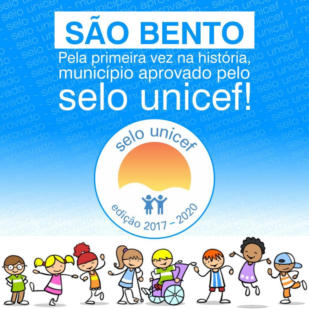 Município de São Bento recebe, pela 1ª vez, Certificação do Selo UNICEF