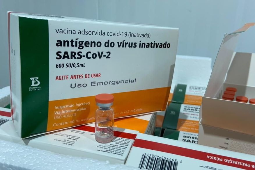 Paraíba vai receber 91.800 doses da vacina da Coronavac nesta quarta-feira