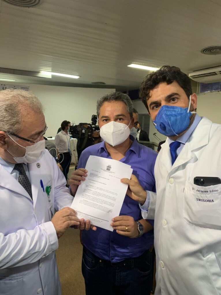 Prefeito de São Bento acompanha comitiva do ministro da Saúde, na Paraíba, e faz vários requisitos importantes para região do Médio Piranhas