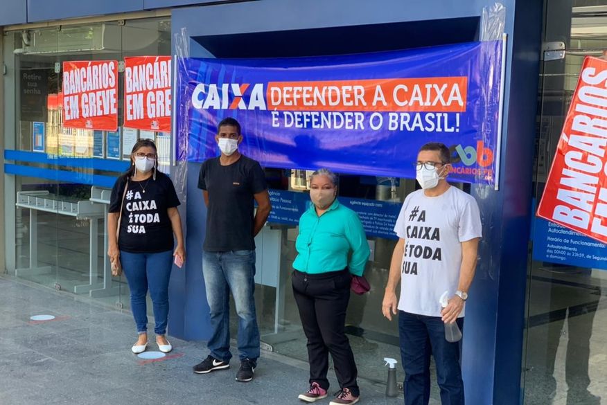 Agências da Caixa estão fechadas para o público nesta terça-feira, em protesto contra possível privatização do banco