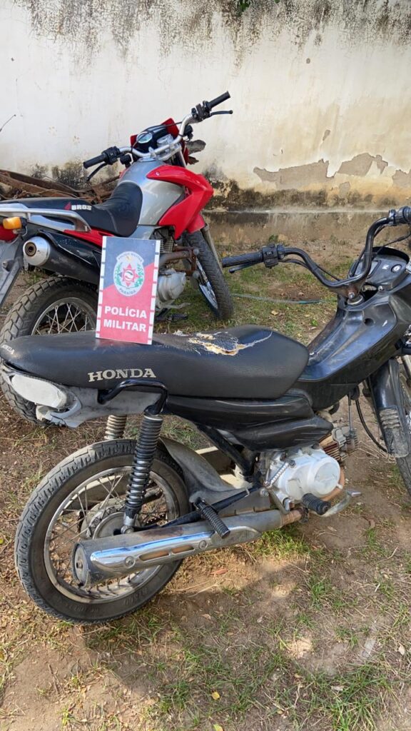 PM recupera duas motos que foram roubadas na cidade de Pombal