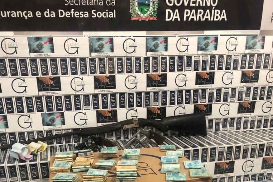 Polícia Civil apreende quase 700 mil cigarros contrabandeados em Coremas