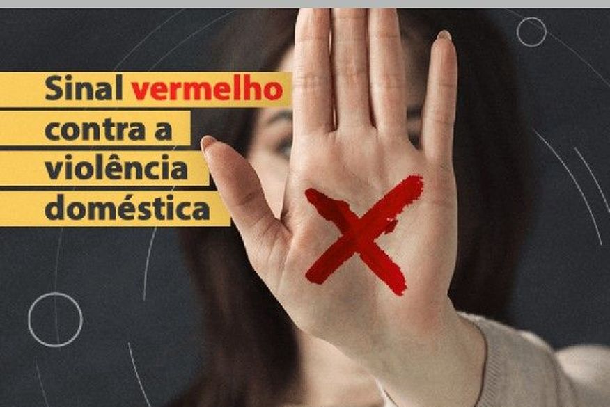 Campanha do sinal vermelho, que combate violência contra a mulher, funcionará em supermercados da Paraíba