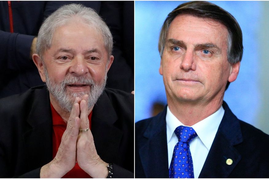 Lula tem 35% de intenções de voto e Bolsonaro, 33%, mostra pesquisa