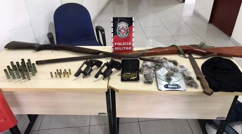 Ação conjunta apreende armas de fogo e cumpre mandados de busca e apreensão no sertão
