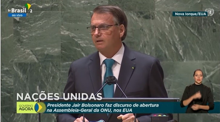 Na ONU, Bolsonaro defende tratamento precoce e se diz contra vacina obrigatória