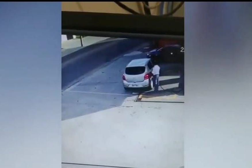 Motorista abastece veículo e foge de posto de combustíveis sem pagar a conta em Campina Grande