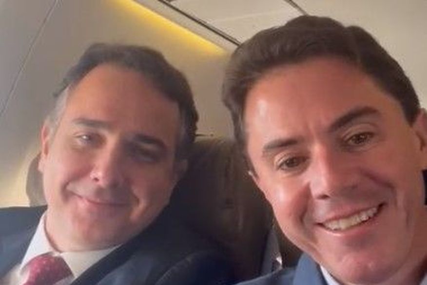 Após visita ser anunciada por Daniella Ribeiro, Rodrigo Pacheco chega à Paraíba acompanhado de Veneziano