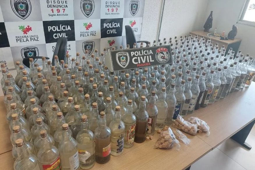 Polícia apreende 300 litros de loló na Paraíba