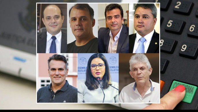 Pesquisa IPEC: Ricardo Coutinho tem 30% das intenções de voto; Efraim 20%, Pollyana 8% e Bruno Roberto 5%