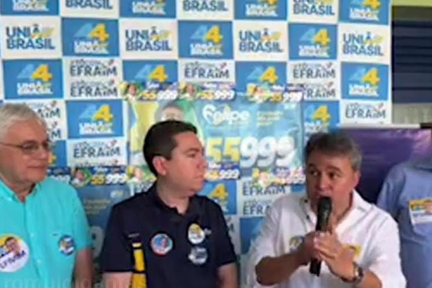 Deputado estadual Felipe Leitão anuncia apoio à candidatura de Efraim Filho para o Senado