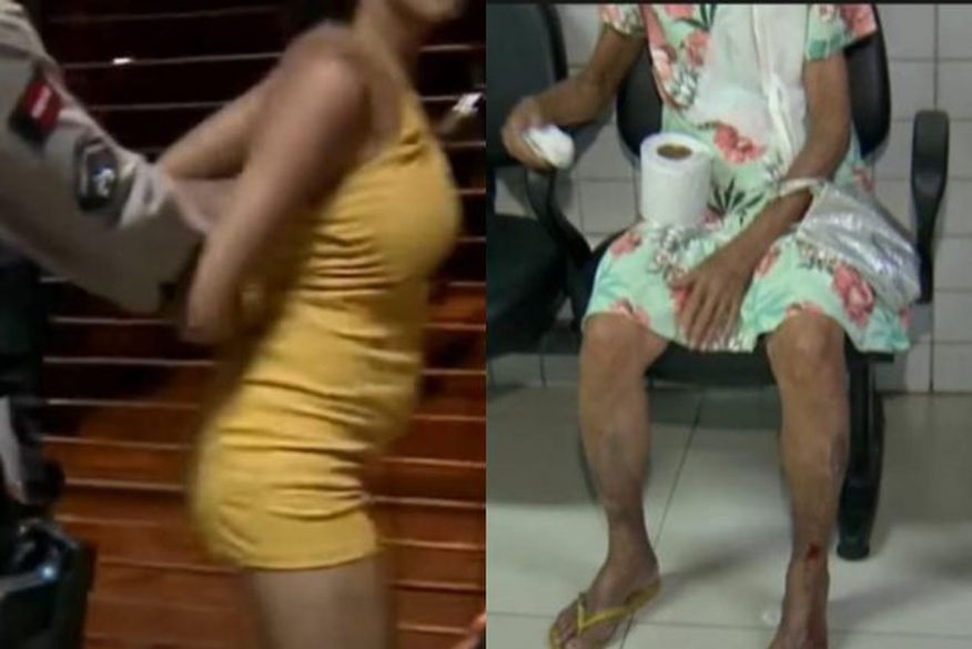 NA PB: Mulher é presa por agredir a avó, e vítima pede à polícia que neta não fique presa