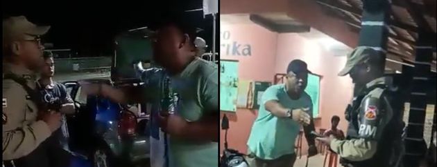 Prefeito enfrenta policiais e se nega a desligar som alto: “quem manda aqui sou eu”