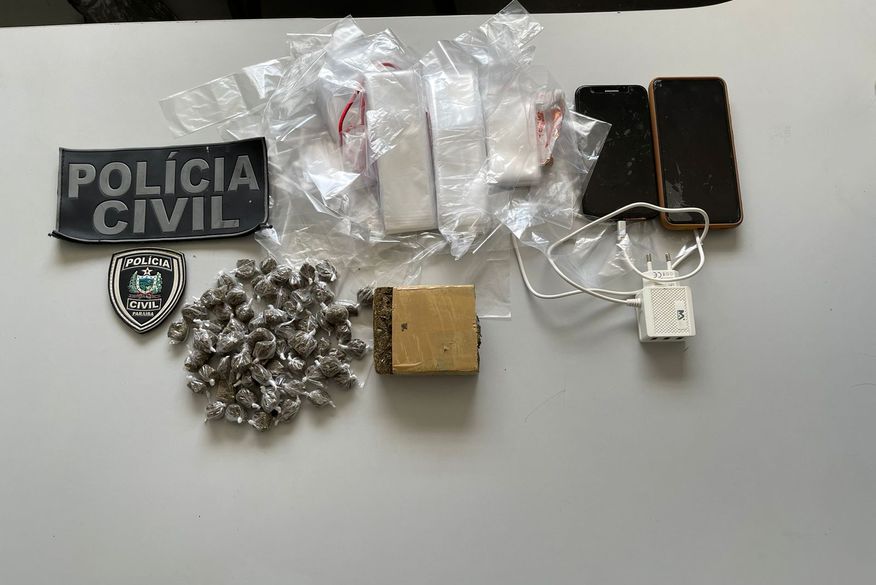Polícia Civil prende mulher investigada por tráfico em Juazeirinho, na Paraíba