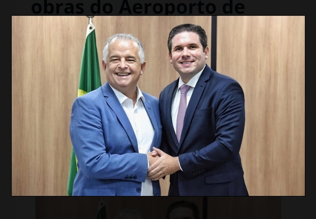 Hugo cobra do Ministro Márcio França o início das obras do Aeroporto de Patos