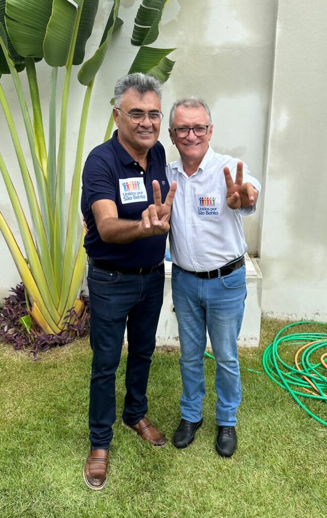 Adesão de vereador marca união de Márcio Roberto e Galego Sousa na cidade de São Bento