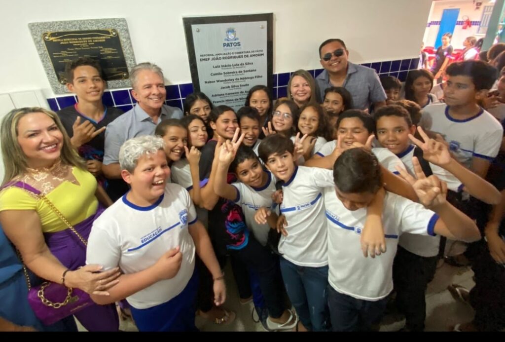 Prefeitura de Patos entrega reforma e ampliação da EMEF João Rodrigues garantindo qualidade para o ensino municipal