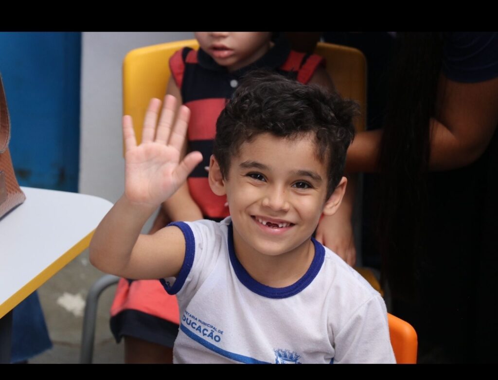 Prefeito Nabor entrega reforma e ampliação da Creche Tia Luci, no Salgadinho fazendo com que unidade dobre a oferta de vagas para alunos