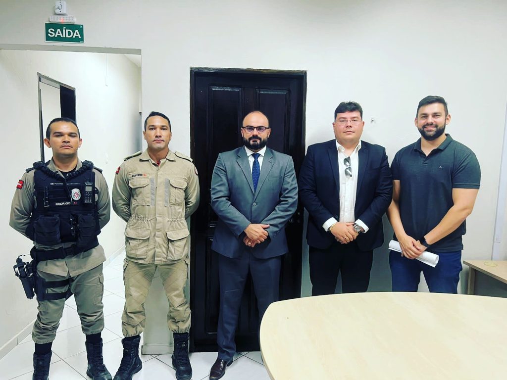 Prefeitura de São Bento reúne representantes do Ministério Público, Polícia Militar e Corpo de Bombeiros para discutir medidas de segurança da EXPOTÊXTIL e FENEMP 2023