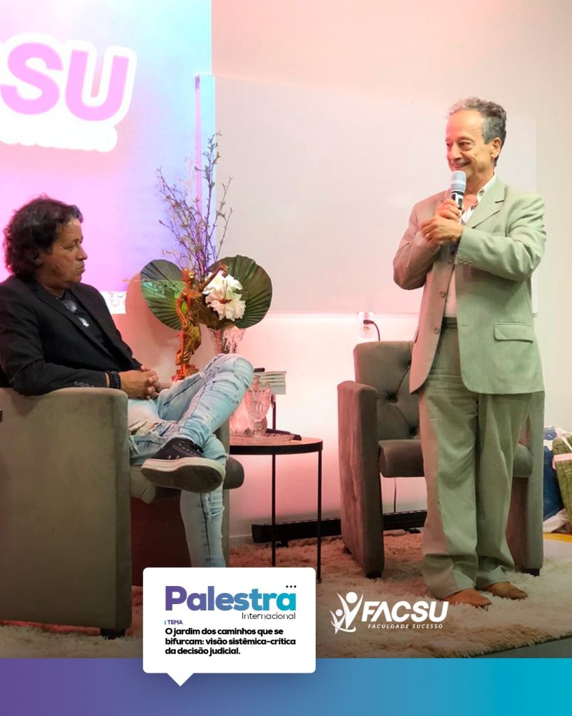 FACSU PROMOVE PALESTRA INTERNACIONAL PARA ALUNOS DO CURSO DE DIREITO