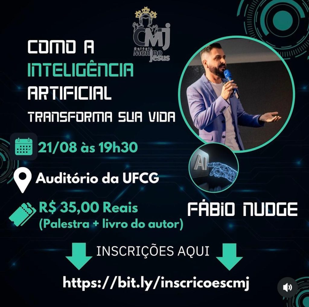 Depois de morar na Austrália e sair na lista de autores mais vendidos da Veja, paraibano volta à Pombal para fazer evento de inteligência artificial e fazer projeto social com escolas públicas