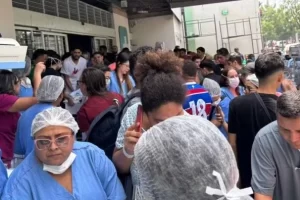 Incêndio atinge hospital em Fortaleza, e bebês são retirados em incubadoras