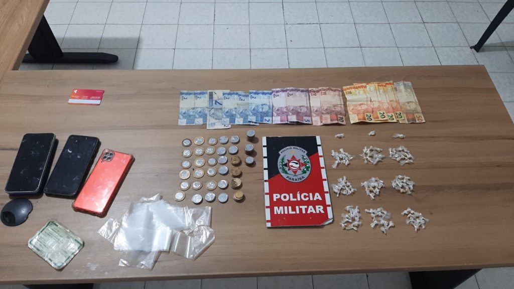 PM desarticula ponto de venda de drogas em Pombal