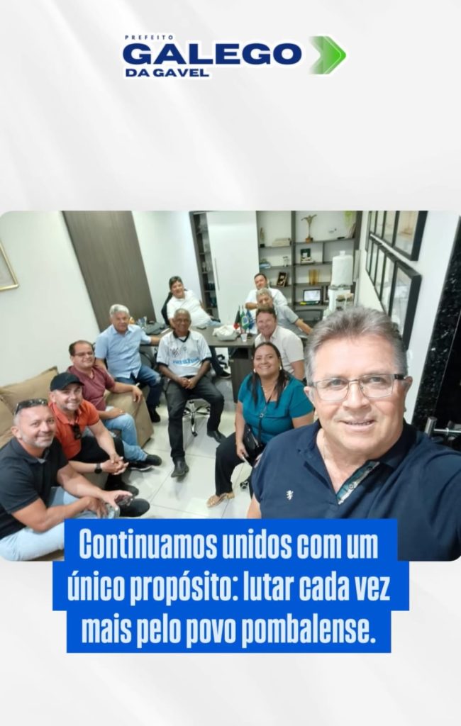 Após rumores de rompimento, reunião entre Galego da Gavel, Dr. Veríssinho e vereadores reforça união política em Pombal