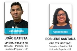 UP registra candidaturas de João Batista e Rosilene Santana ao Senado, na Paraíba