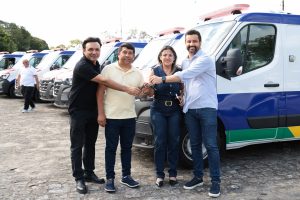 Manaíra, Juru e Tenório recebem ambulâncias destinadas por Hugo Motta para reforçar atendimento de saúde