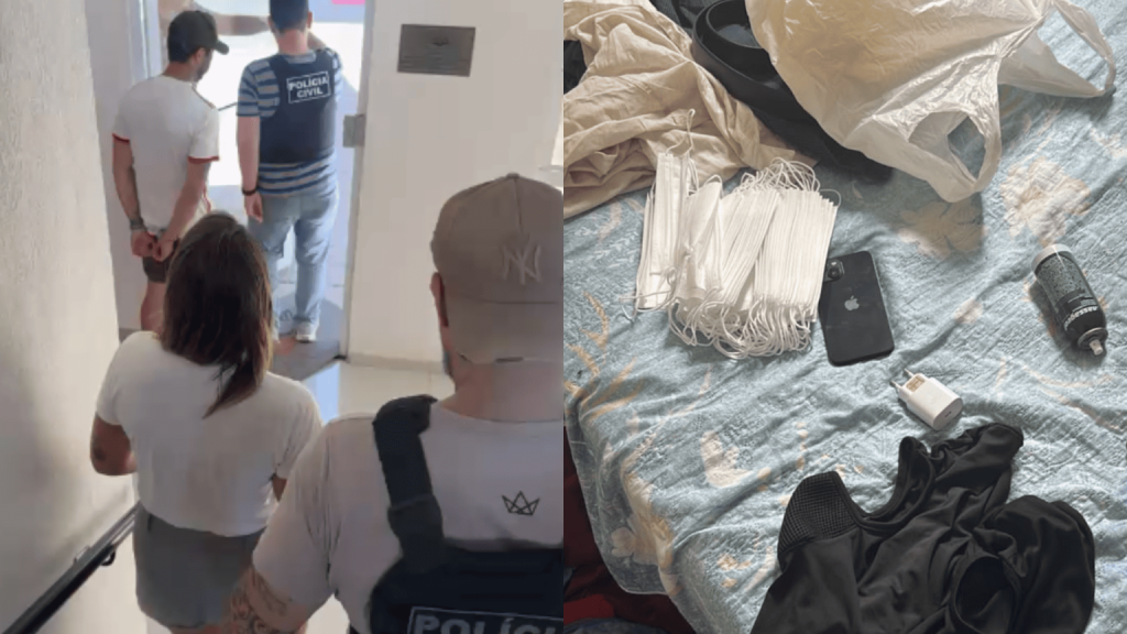 Casal integrante de organização criminosa da capital é preso em Brasília